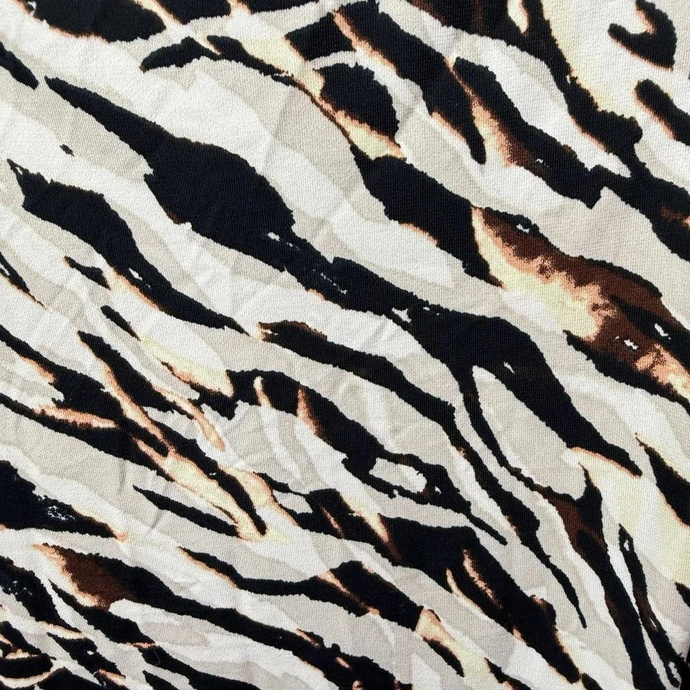 Torrid Zebra Print Cutout Stretch Knit Maxi Dress Size 3X‎